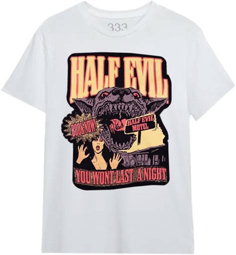 333 half evil t shirt